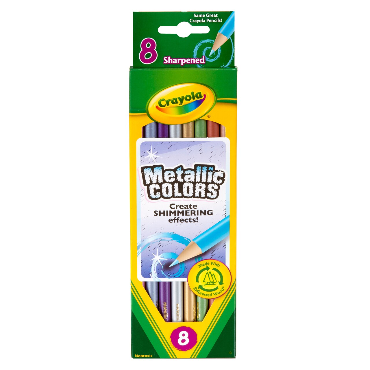 Crayola - Metallic FX Colored Pencil Set - Crayola Metallic FX Colored Pencil Set